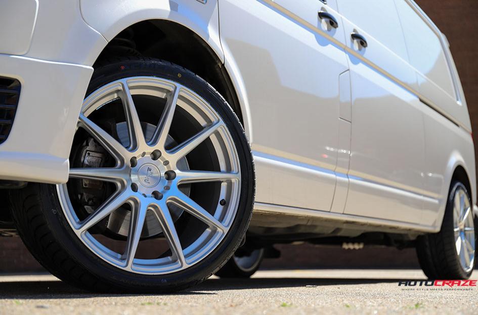 VOLKSWAGEN TRANSPORTER ESSEN SILVER MACHINED FACE